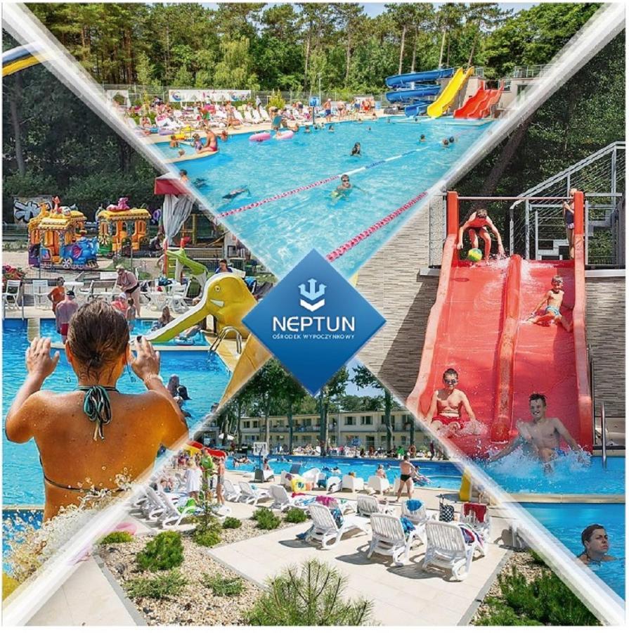 Domki Osrodek Wypoczynkowy Neptun Hotell Ujście-Darłowskie Exteriör bild
