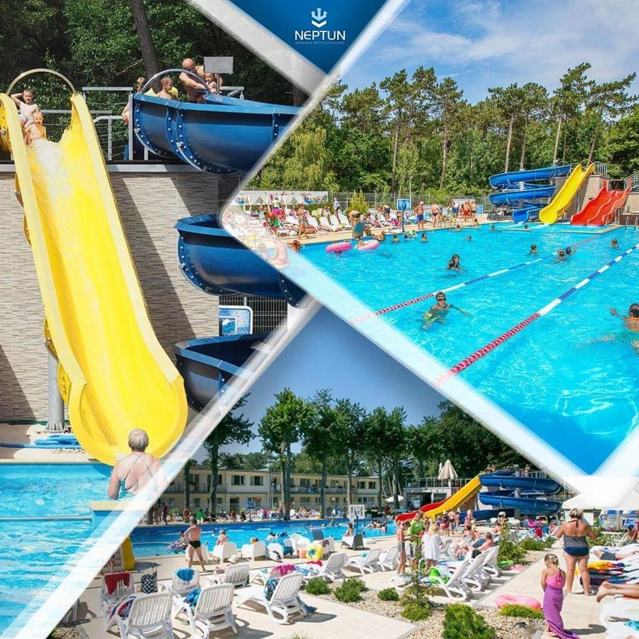 Domki Osrodek Wypoczynkowy Neptun Hotell Ujście-Darłowskie Exteriör bild